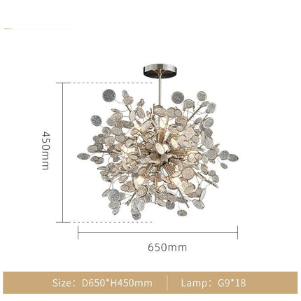 ChandelierDecor - Crystal Glass Chandelier – Illuminate with Elegance