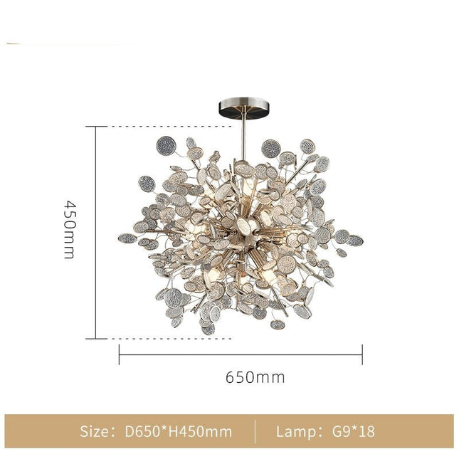 ChandelierDecor - Crystal Glass Chandelier – Illuminate with Elegance