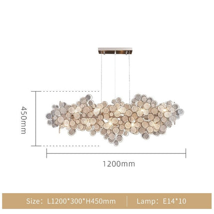ChandelierDecor - Crystal Glass Chandelier – Illuminate with Elegance