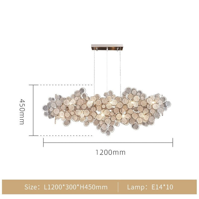 ChandelierDecor - Crystal Glass Chandelier – Illuminate with Elegance