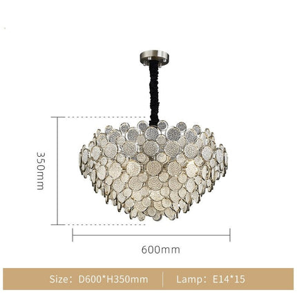 ChandelierDecor - Crystal Glass Chandelier – Illuminate with Elegance