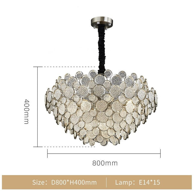 ChandelierDecor - Crystal Glass Chandelier – Illuminate with Elegance