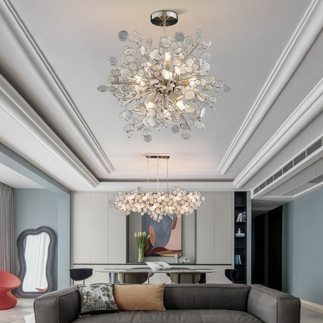 ChandelierDecor - Crystal Glass Chandelier – Illuminate with Elegance