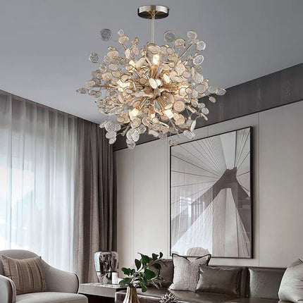 ChandelierDecor - Crystal Glass Chandelier – Illuminate with Elegance