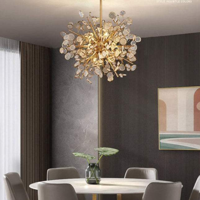 ChandelierDecor - Crystal Glass Chandelier – Illuminate with Elegance