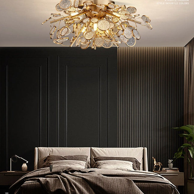 ChandelierDecor - Crystal Glass Chandelier – Illuminate with Elegance