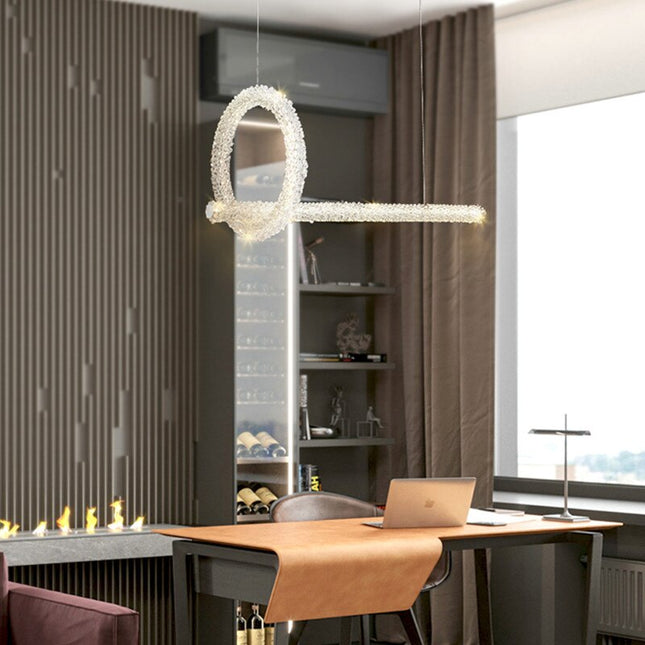 ChandelierDecor - Crystal Ring Chandelier: Dazzling Lighting Fixture