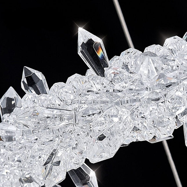 ChandelierDecor - Crystal Ring Chandelier: Dazzling Lighting Fixture