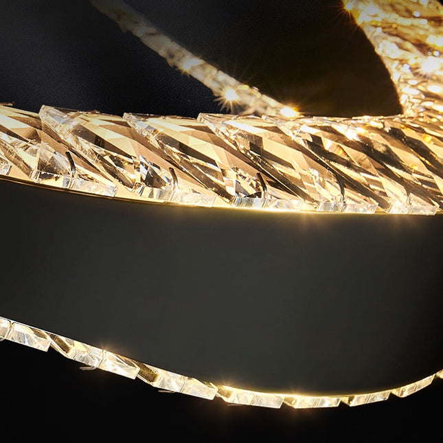 ChandelierDecor - Crystal Ring Chandelier: Exquisite Lighting Décor