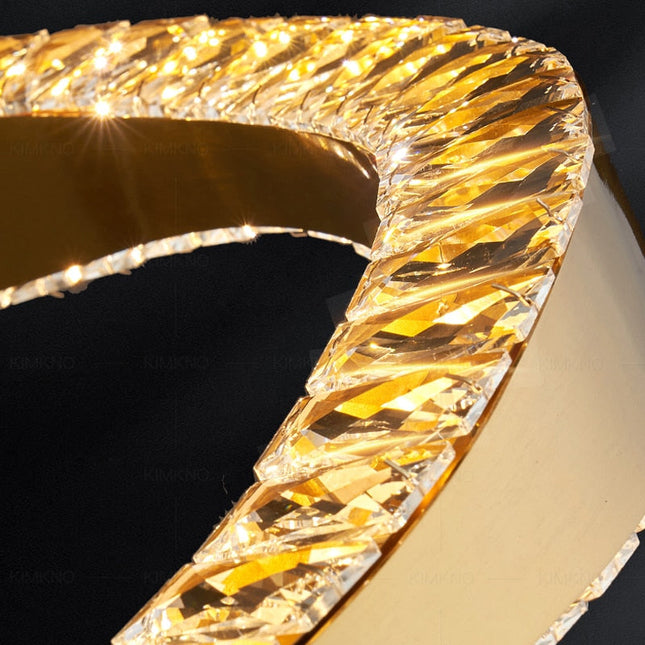 ChandelierDecor - Crystal Ring Chandelier: Exquisite Lighting Décor