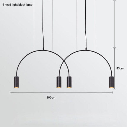 ChandelierDecor - Curve Hanging Light - Illuminate in Style