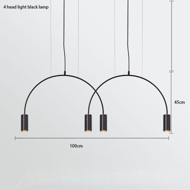 ChandelierDecor - Curve Hanging Light - Illuminate in Style
