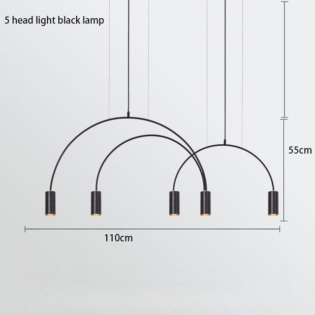 ChandelierDecor - Curve Hanging Light - Illuminate in Style