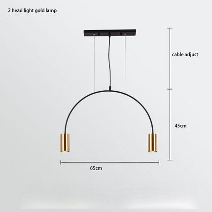 ChandelierDecor - Curve Hanging Light - Illuminate in Style