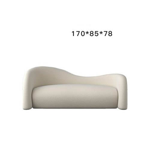ChandelierDecor - Curved Velvet Wave Sofa – Modern Luxury Seating by ChandelierDecor