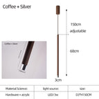 Single Tube - Coffee Silver / Warm light
