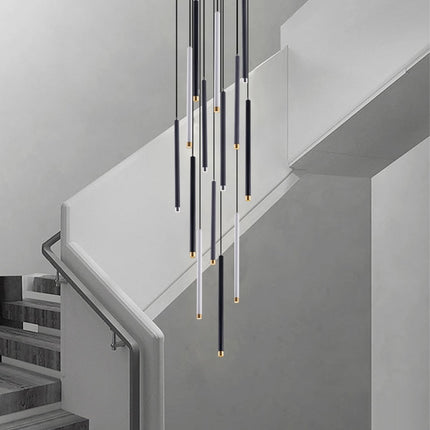 ChandelierDecor - Cylindrical Two Color LED Chandelier - Dazzling Illumination