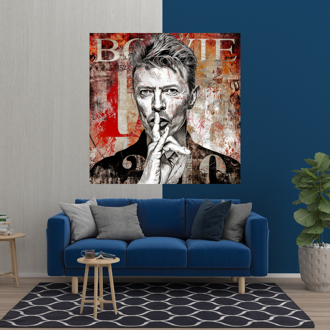 ChandelierDecor - David Bowie Singer Canvas Wall Art