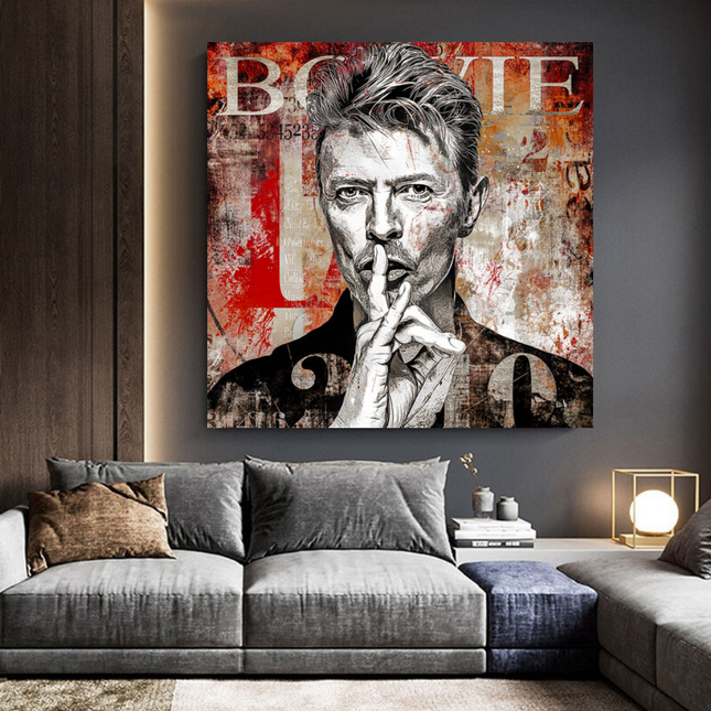 ChandelierDecor - David Bowie Singer Canvas Wall Art