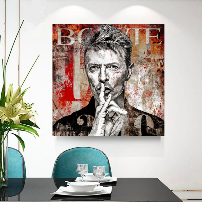 ChandelierDecor - David Bowie Singer Canvas Wall Art