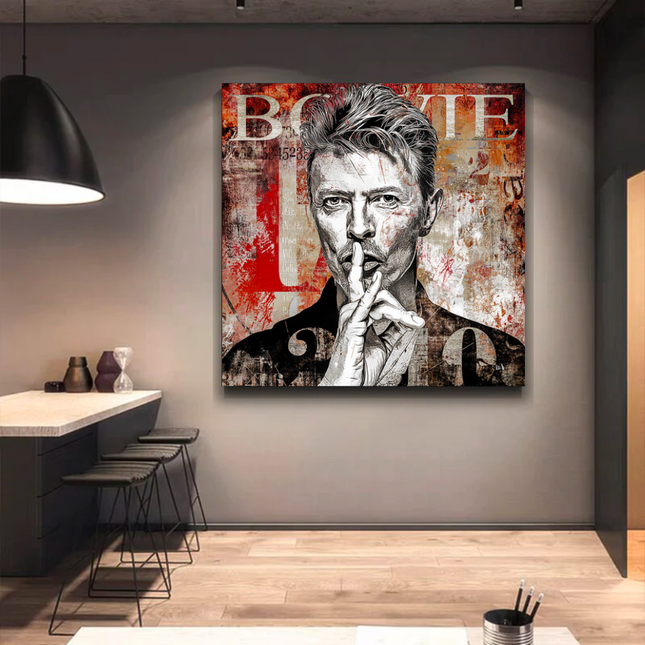ChandelierDecor - David Bowie Singer Canvas Wall Art
