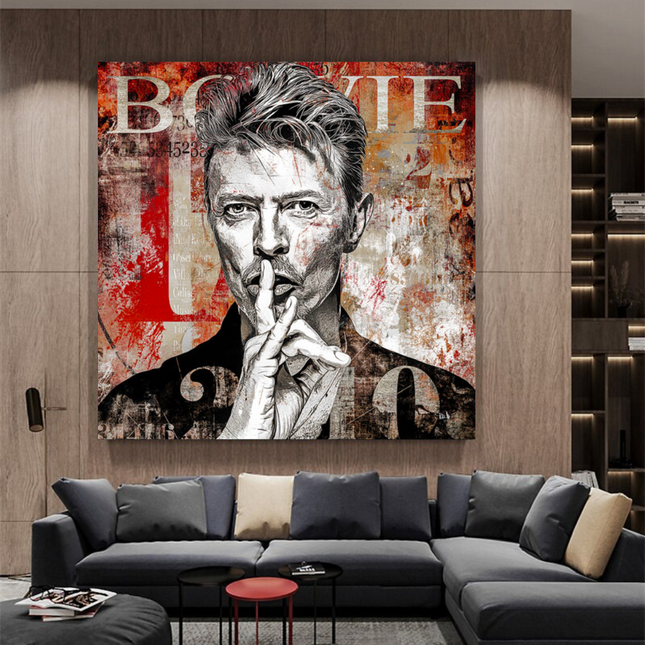 ChandelierDecor - David Bowie Singer Canvas Wall Art