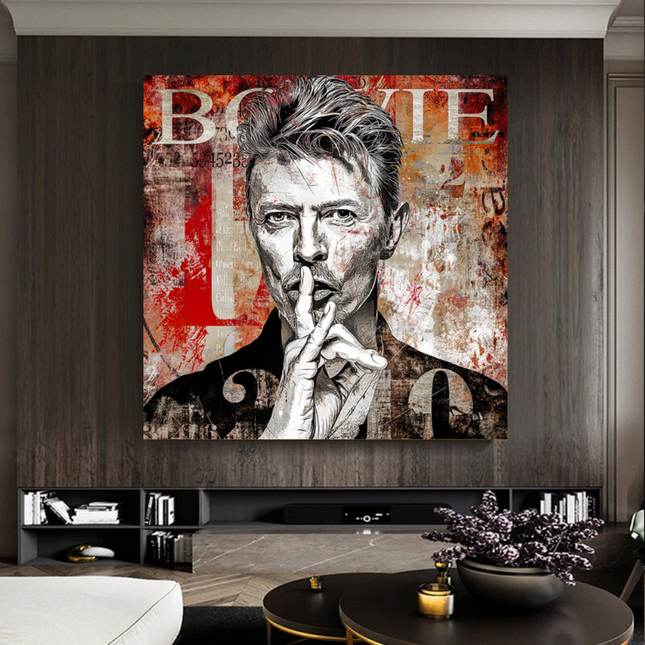 ChandelierDecor - David Bowie Singer Canvas Wall Art