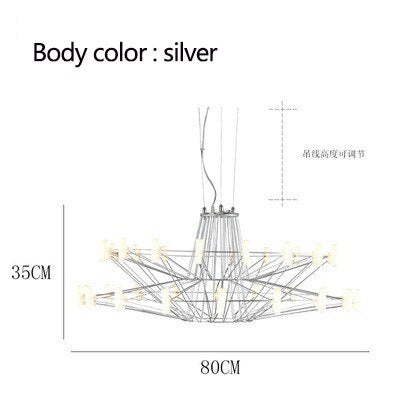 ChandelierDecor - Designer Coppelia LED Chandelier - Exquisite Illumination