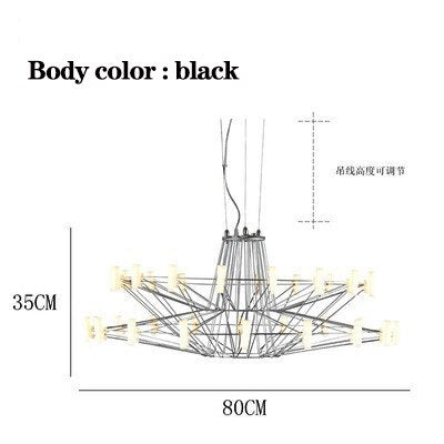 ChandelierDecor - Designer Coppelia LED Chandelier - Exquisite Illumination