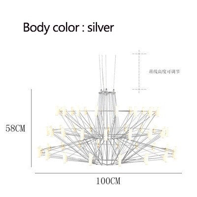 ChandelierDecor - Designer Coppelia LED Chandelier - Exquisite Illumination