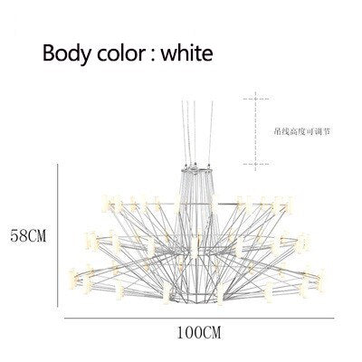 ChandelierDecor - Designer Coppelia LED Chandelier - Exquisite Illumination