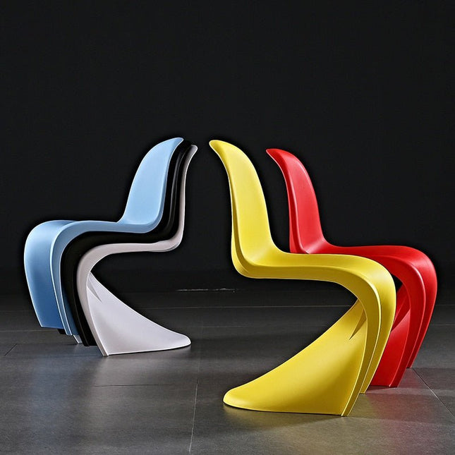 ChandelierDecor-Designer Curve Chair - Modern Molded Chair