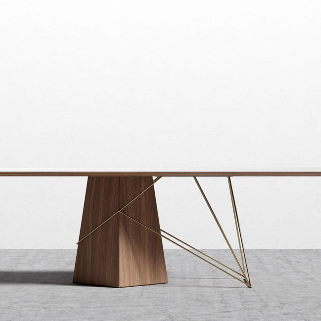 Solid Wood Designer Dining Table-Dining Tables
