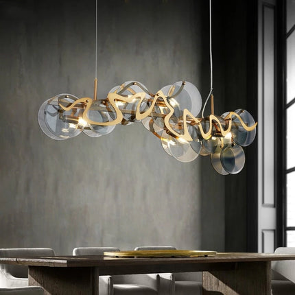 ChandelierDecor - Designer Glass Chandelier: Elevate Your Space