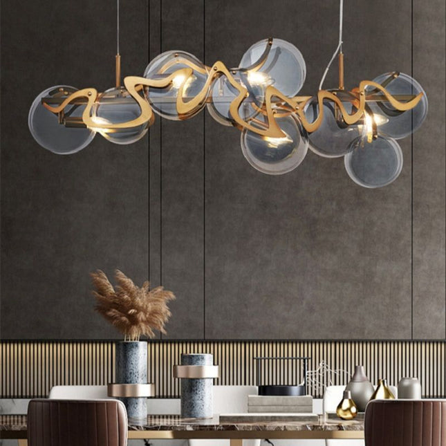 ChandelierDecor - Designer Glass Chandelier: Elevate Your Space