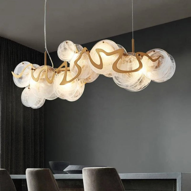 ChandelierDecor - Designer Glass Chandelier: Elevate Your Space