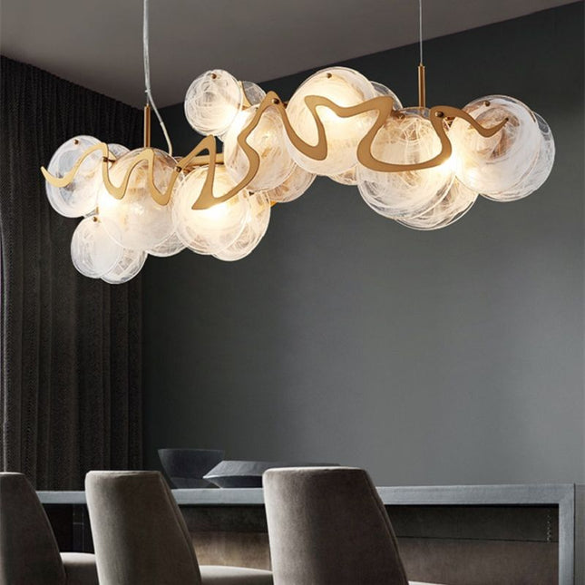 ChandelierDecor - Designer Glass Chandelier: Elevate Your Space