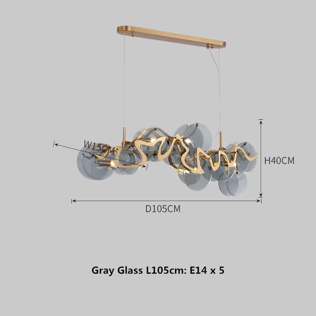 ChandelierDecor - Designer Glass Chandelier: Elevate Your Space