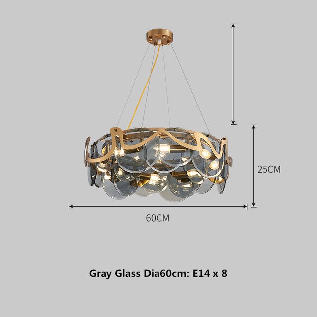 ChandelierDecor - Designer Glass Chandelier: Elevate Your Space