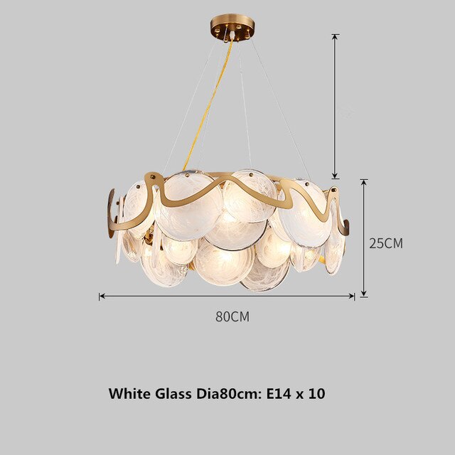 ChandelierDecor - Designer Glass Chandelier: Elevate Your Space