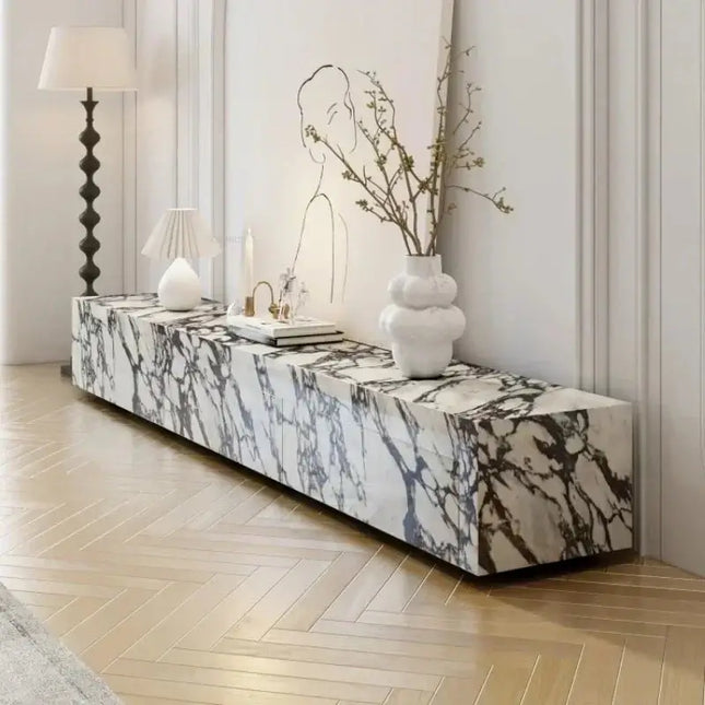 ChandelierDecor - Designer Marble Tv Stand – Living Room