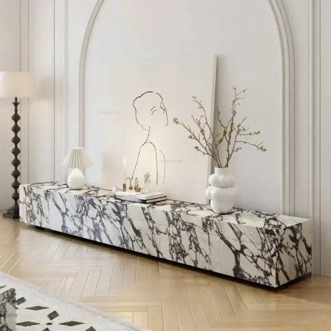 ChandelierDecor - Designer Marble Tv Stand – Living Room