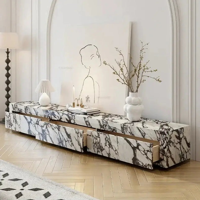 ChandelierDecor - Designer Marble Tv Stand – Living Room