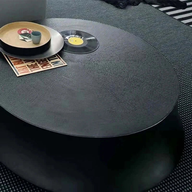 Designer Resin Fiber Wood Electroplated Coffee Table-Coffee Table