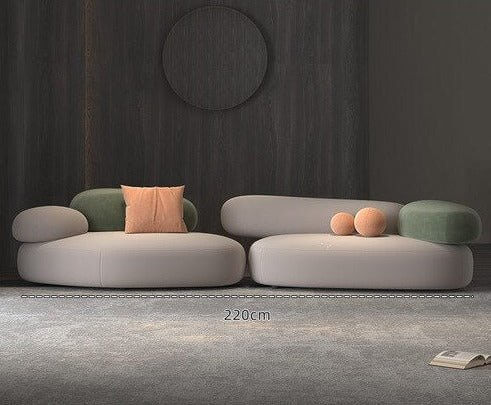 Cloud Puff Designer Sofa Set: Show-Stopping Furniture-Sofa Set