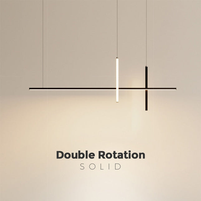 ChandelierDecor - Dining Room Chandelier LED - Minimalist Strip Designer Lamp