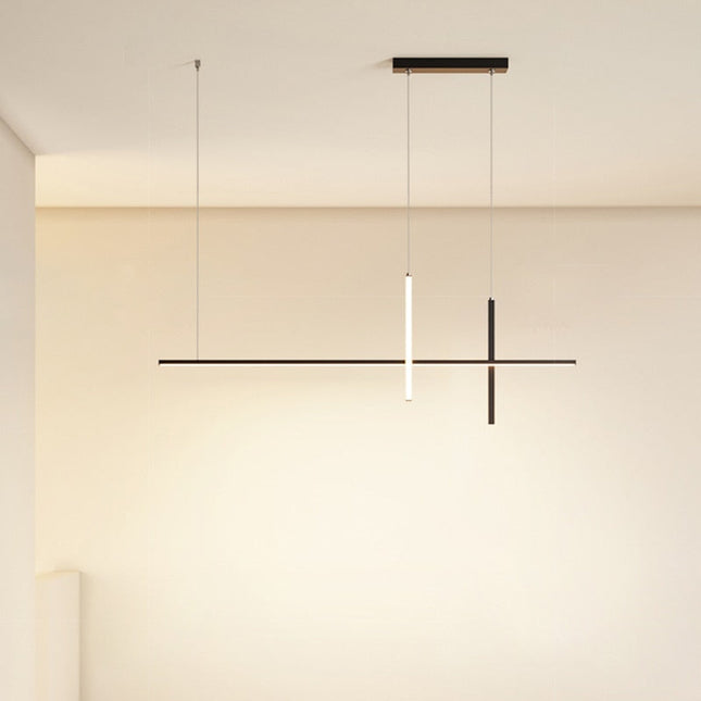 ChandelierDecor - Dining Room Chandelier LED - Minimalist Strip Designer Lamp