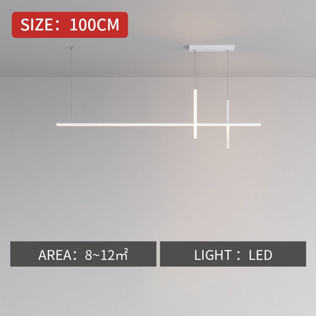 ChandelierDecor - Dining Room Chandelier LED - Minimalist Strip Designer Lamp