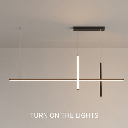 ChandelierDecor - Dining Room Chandelier LED - Minimalist Strip Designer Lamp