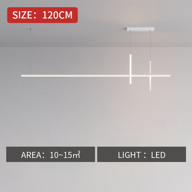 ChandelierDecor - Dining Room Chandelier LED - Minimalist Strip Designer Lamp